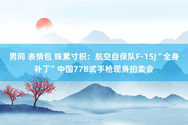 男同 表情包 铢累寸积：航空自保队F-15J“全身补丁”中国77B式手枪现身拍卖会