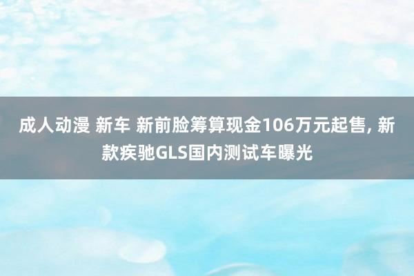 成人动漫 新车 新前脸筹算现金106万元起售， 新款疾驰GLS国内测试车曝光