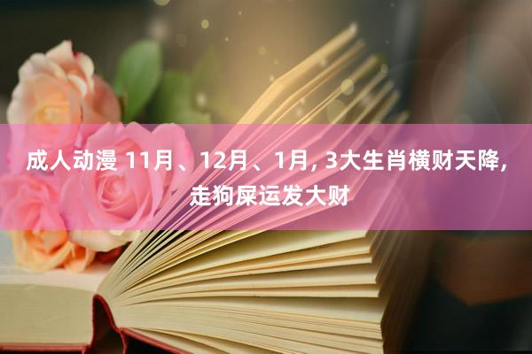 成人动漫 11月、12月、1月， 3大生肖横财天降， 走狗屎运发大财