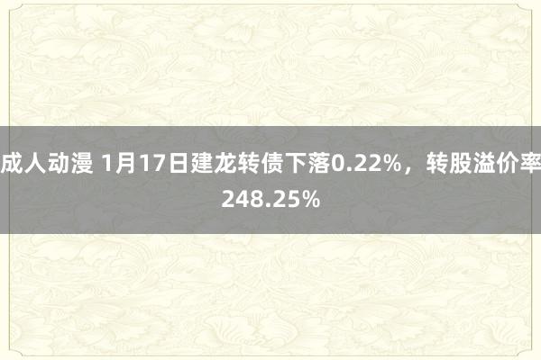 成人动漫 1月17日建龙转债下落0.22%，转股溢价率248.25%