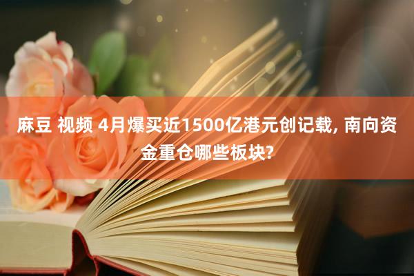 麻豆 视频 4月爆买近1500亿港元创记载， 南向资金重仓哪些板块?